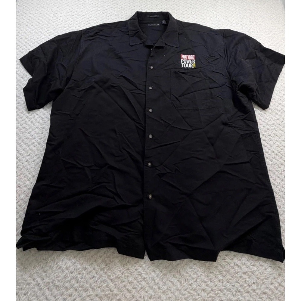 Hot Rod Power Tour Shirt Men's Black XXL 2010 Button up